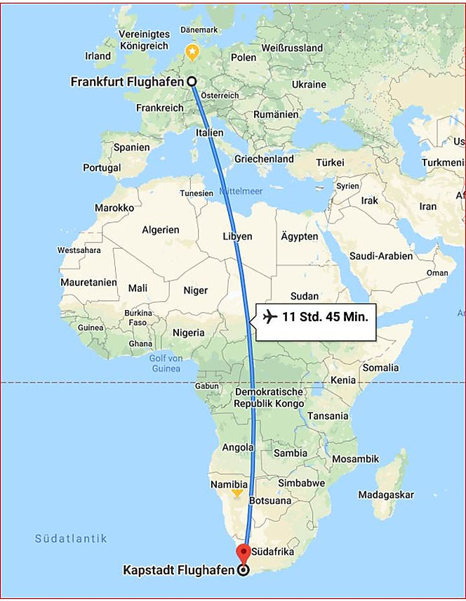 Was Kostet Ein Flug Von Frankfurt Nach Kapstadt Schnell und bequem erreichbar | Suedafrika-Tours